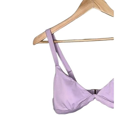 NWT Andie Swim The Caicos Triangle Bikini Top Removable Cups M Lavender #3021 - Picture 3 of 14